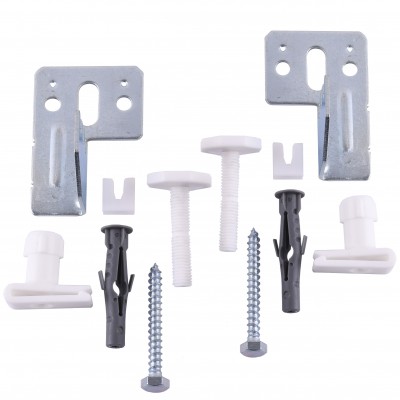 Універсальний комплект L-кронштейнів навісного кріплення панельного радіатора NS-1017 CRISTAL (2 шт) Універсальний комплект L-кронштейнів навісного кріплення панельного радіатора NS-1017 CRISTAL (2 шт)