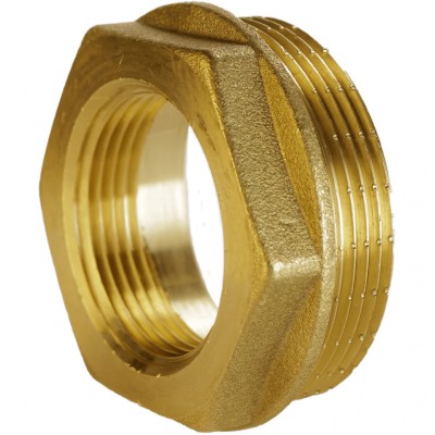 Футорка 1 1/2″х 1″ЗВ латунна А0714А