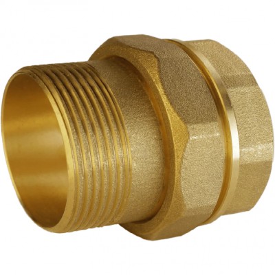 Згін американка пряма 1 1/4″ВЗ латунна Б0841А Згін американка пряма 1 1/4″ВЗ латунна Б0841А