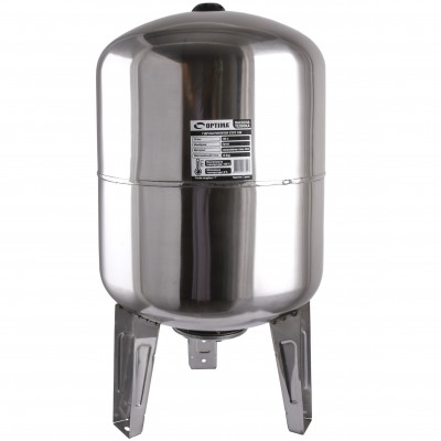 Гідроакумулятор100л OPTIMA 10bar верт. нержавійка Гідроакумулятор100л OPTIMA 10bar верт. нержавійка