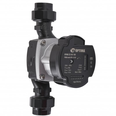 Насос циркуляційний енергоощадний Optima PRIME UPMH 25-40AUTO 180мм + гайки Насос циркуляційний енергоощадний Optima PRIME UPMH 25-40AUTO 180мм + гайки