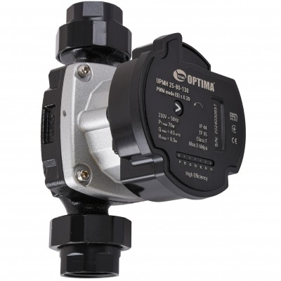 Насос циркуляційний енергоощадний Optima PRIME UPMH 25-80AUTO 130мм + гайки Насос циркуляційний енергоощадний Optima PRIME UPMH 25-80AUTO 130мм + гайки