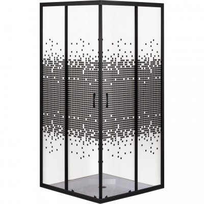 Душова кабіна квадратна без піддона ODRA N90TB.Mosaic BRAVO (1уп.) Душова кабіна квадратна без піддона ODRA N90TB.Mosaic BRAVO (1уп.)