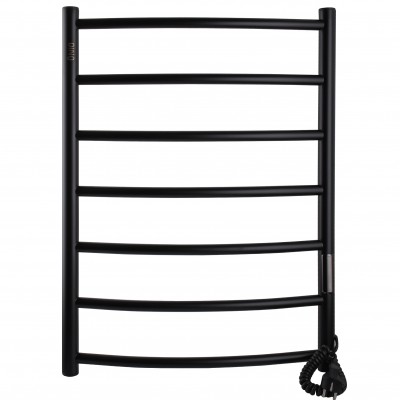 Рушникосушарка UNIO LD ЕU 700-500-7 BLK Драбинка Дуга електро чорна