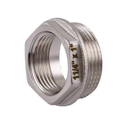 Футорка 1 1/4″х1″ЗВ нікельована NF653S OPTIMUM Футорка 1 1/4″х1″ЗВ нікельована NF653S OPTIMUM