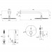 Душова система вбудована TOPAZ LOFT TLF 32205-H39-BL