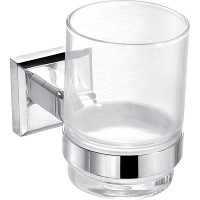 KB 9921 Стакан одинарний скляний , латунь KB 9921 Стакан одинарний скляний , латунь