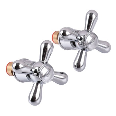 Рукоятка + Кран-букса Globus Lux SHARM GBC-02S-CER (2шт) Рукоятка + Кран-букса Globus Lux SHARM GBC-02S-CER (2шт)